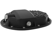 Load image into Gallery viewer, aFe Power Pro Series AAM 9.5/9.76 Rear Diff Cover Black w/Mach Fins 14-19 GM Silverado/Sierra 1500