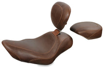 Load image into Gallery viewer, Mustang 04-21 Harley Sportster Wide Tripper Pass Seat - Distressed Brown