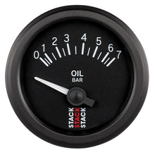 Load image into Gallery viewer, Autometer Stack 52mm 0-7 Bar M10 (M) Electric Oil Pressure Gauge - Black