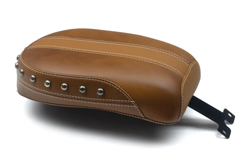 Mustang 15-21 Indian Scout Standard Touring Pass Seat w/Studs - Brown