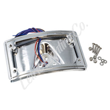 Load image into Gallery viewer, Letric Lighting 04-13 Sportster Perfect Plate Light Chrome Curved License Plate Frame