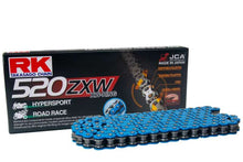 Load image into Gallery viewer, RK Chain BB520ZXW-100L XW-Ring - Blue