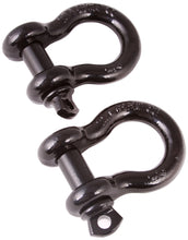 Load image into Gallery viewer, Rugged Ridge Black 1in D-Shackles