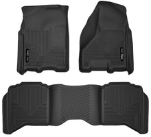 Load image into Gallery viewer, Husky Liners 09-18 Dodge Ram 1500 Crew Cab X-Act Contour Front &amp; Second Seat Floor Liners - Black