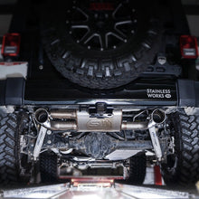 Load image into Gallery viewer, Stainless Works 2007-17 Jeep Wrangler Axleback Exhaust
