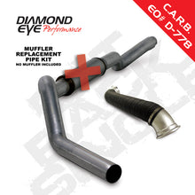 Load image into Gallery viewer, Diamond Eye KIT 5in CB MRP SGL w/ TDP SS 06-07 Chevy/GMC 6.6L Duramax 2500/3500