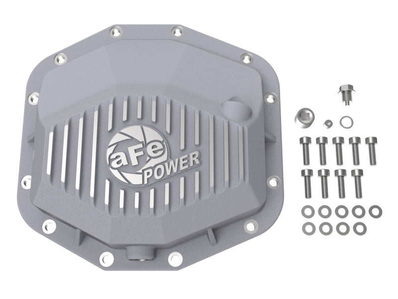 aFe 21-22 RAM 1500 TRX HEMI V8 6.2L(sc) Street Series Rear Differential Cover Raw w/ Machined Fins