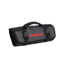 Load image into Gallery viewer, Go Rhino XVenture Gear Tool Wrench Roll - Large (4x4in. Closed) 12oz Waxed Canvas - Black