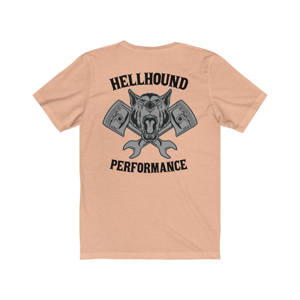 Two Tone Hellhound Performance Classic Unisex Jersey Short Sleeve Tee