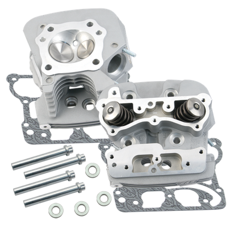 S&S Head/Kit/4-1/8in Bore/.650in Steel/w/o Compression Release Machin/91cc/Silver/06 Dyna/07 BT