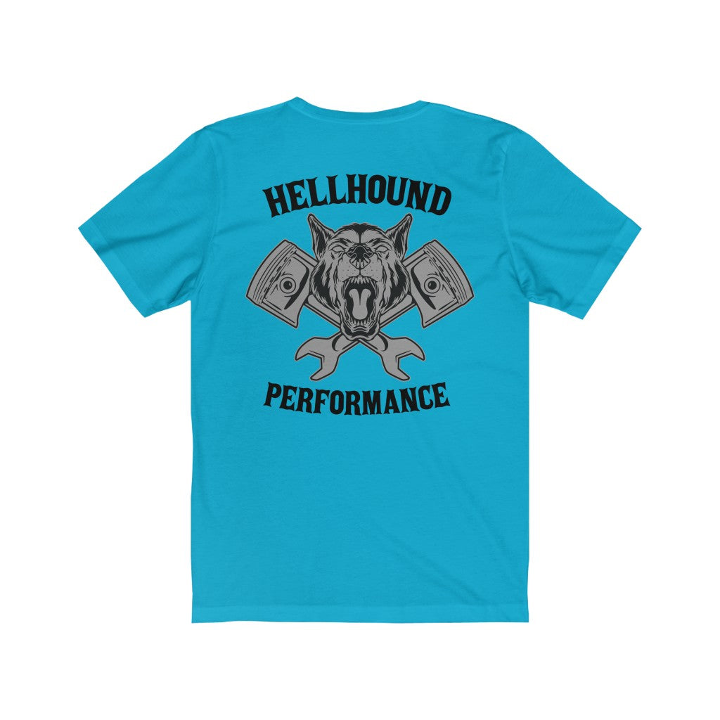 Two Tone Hellhound Performance Classic Unisex Jersey Short Sleeve Tee