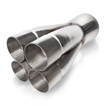 Load image into Gallery viewer, Stainless Works 1 3/4in 4 way merge collectors with 3in OD outlet
