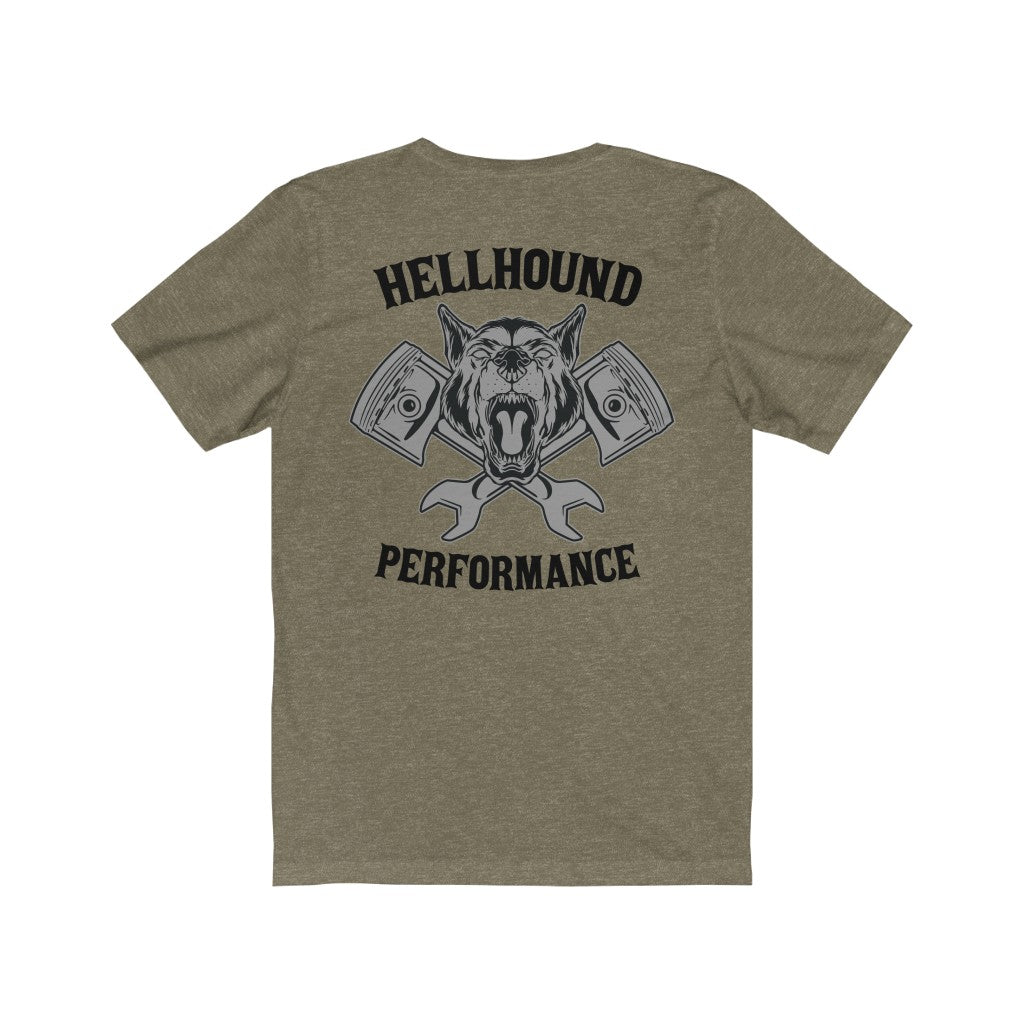 Two Tone Hellhound Performance Classic Unisex Jersey Short Sleeve Tee