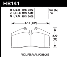 Load image into Gallery viewer, Hawk Porsche 911, 928, 944 and 968 Front Brake Pads