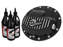 Load image into Gallery viewer, aFe Power Pro Series Front Diff Cover Black Machined &amp; Gear Oil 13-18 Dodge Ram 2500/3500