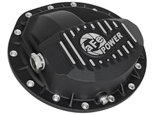 Load image into Gallery viewer, AFE Rear Differential Cover Black w/Machined Fins Nissan Titan XD 16-19 - w/Oil