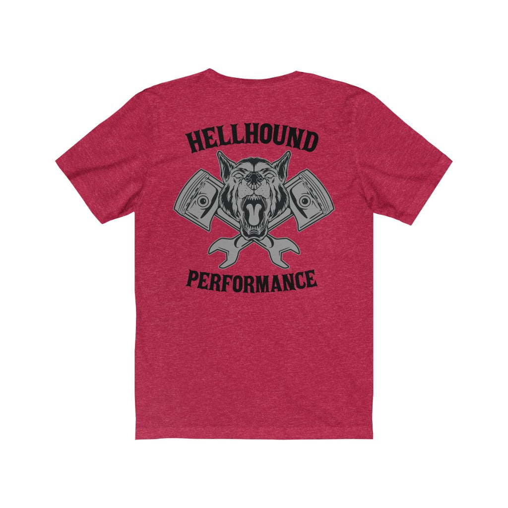 Two Tone Hellhound Performance Classic Unisex Jersey Short Sleeve Tee