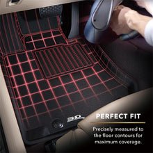 Load image into Gallery viewer, 3D MAXpider 2014-2020 Toyota Tundra Crewmax Kagu 2nd Row Floormats - Black