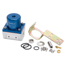 Load image into Gallery viewer, Edelbrock Fuel Pressure Regulator EFI 180 GPH 35-90 PSI -6 In/Out -6 Return Blue/Clear