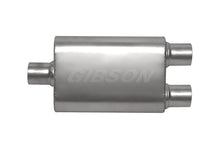 Load image into Gallery viewer, Gibson CFT Superflow Center/Dual Oval Muffler - 4x9x18in/3in Inlet/2.5in Outlet - Stainless