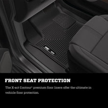 Load image into Gallery viewer, Husky Liners 14-18 Chevrolet Silverado Crew Cab X-Act Contour Front &amp; Second Seat Floor Liners