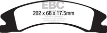 Load image into Gallery viewer, EBC 15+ Cadillac Escalade Ext/Esv 6.2 2WD Greenstuff Front Brake Pads