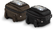 Load image into Gallery viewer, Burly Brand Voyager Tank/Tail Bag - Black