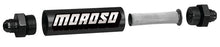 Load image into Gallery viewer, Moroso In-Line Fuel Filter - 6.5in -8An - 40 Micron SS Filter - Aluminum