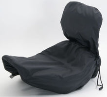 Load image into Gallery viewer, Mustang Harley Solo Seat w/Driver Backrest Rain Covers - Black