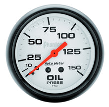 Load image into Gallery viewer, Autometer Phantom 66.7mm 0-150 PSI Mechanical Oil Pressure Gauge