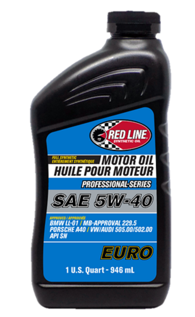 Red Line Professional Series Euro 5W40 Motor Oil - Quart