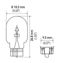 Load image into Gallery viewer, Hella Bulb 194 12V 4W W2.1x9.5d T3.25