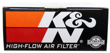 Load image into Gallery viewer, K&amp;N Universal Custom Air Filter - Oval - Red - 8.813 L x 6.188in W x 2.25in H