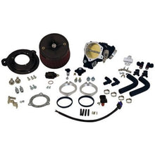Load image into Gallery viewer, S&amp;S Induction/Kit/T143/Cable Operated Throttle Hog/Stealth Air Cleaner Kit/388/Black/06 Dyna/06-07