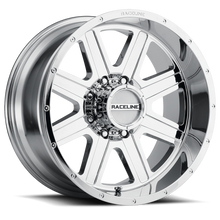 Load image into Gallery viewer, Raceline 940C Hostage 18x9in / 6x139.7 BP / 12mm Offset / 106.1mm Bore - Chrome Wheel