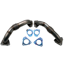 Load image into Gallery viewer, Wehrli 17-23 Chevrolet 6.6L L5P Duramax 2in Stainless Up Pipe Kit w/Gaskets