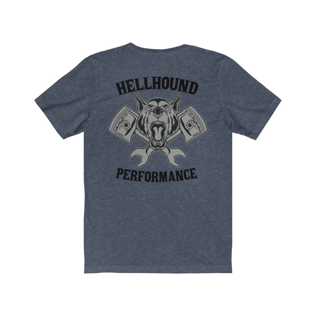 Two Tone Hellhound Performance Classic Unisex Jersey Short Sleeve Tee