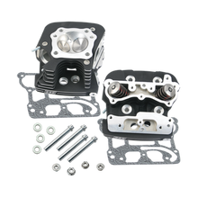 Load image into Gallery viewer, S&amp;S Head/Kit/4-1/8in Bore/.650in Steel/91cc w/.032in Manifold Surface/Black/06 Dyna/07 BT08 Tourin