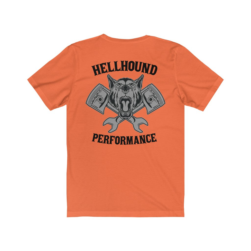 Two Tone Hellhound Performance Classic Unisex Jersey Short Sleeve Tee