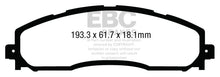 Load image into Gallery viewer, EBC 13+ Ford F250 (inc Super Duty) 6.2 (2WD) Extra Duty Rear Brake Pads