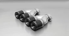 Load image into Gallery viewer, Remus 2006 Peugeot 207 1.4L/1.6L 84mm Black Chrome Straight w/Carbon Insert Tail Pipe Set (Pair)
