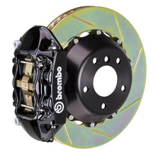 Load image into Gallery viewer, Brembo 03-08 SL55 AMG (Excl-Black Series) Rr GT BBK 4Pist Cast 380x28 2pc Rtr Slot Type1-Black