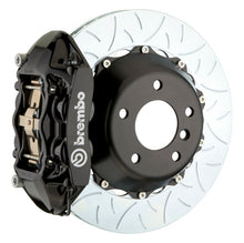 Load image into Gallery viewer, Brembo 11-18 Cayenne/S/GTS Rear GT BBK 4 Piston Cast 380x28 2pc Rotor Slotted Type3-Black