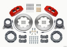 Load image into Gallery viewer, Wilwood Dynapro 6 Front Hat Kit 11.75in Rotor Red 66-75 Ford Bronco Dana 30/44 w/Lines