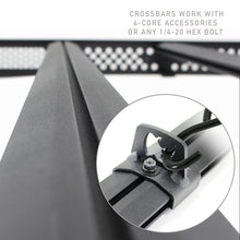 Load image into Gallery viewer, Go Rhino 16-21 Toyota Tundra Crew Max Ceros Low Profile Roof Rack Textured Black
