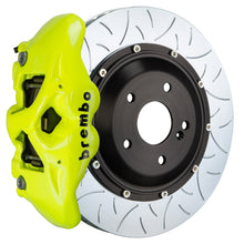 Load image into Gallery viewer, Brembo 22+ Golf R/22+ S3 Front GT BBK 6 Piston Cast 380x34 2pc Rotor Slotted Type3- Fluo. Yellow