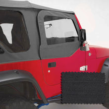 Load image into Gallery viewer, Rugged Ridge Upper Soft Door Kit Black Diamond 97-06 Jeep Wrangler