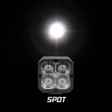Load image into Gallery viewer, XK Glow XKchrome 20w LED Cube Light w/ RGB Accent Light Kit w/ Controller- Fog Beam 2pc