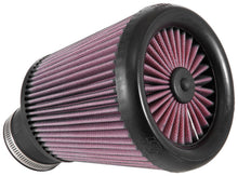 Load image into Gallery viewer, K&amp;N Filter Universal X Stream Clamp-On 3in Flange 4.5in Base 6in Top 6.125in Height