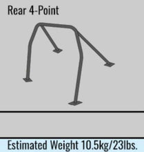 Load image into Gallery viewer, Cusco D1 Chromoly 4PT 2-Pssgr Blue Roll Cage 18+ Honda Civic Type-R / 17+ 5-Door Hatchback